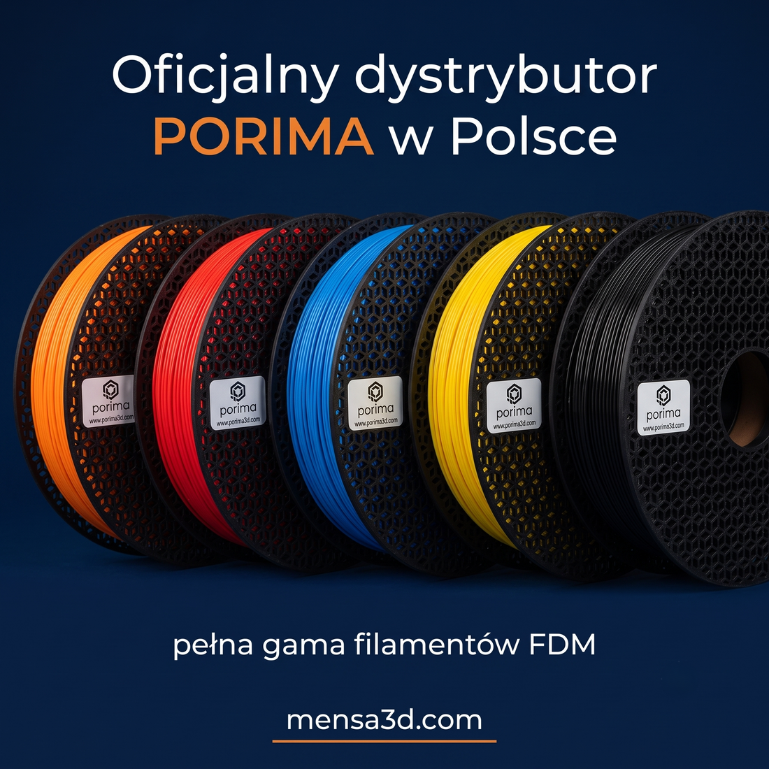 Filamenty PLA i PETG Porima — porównanie