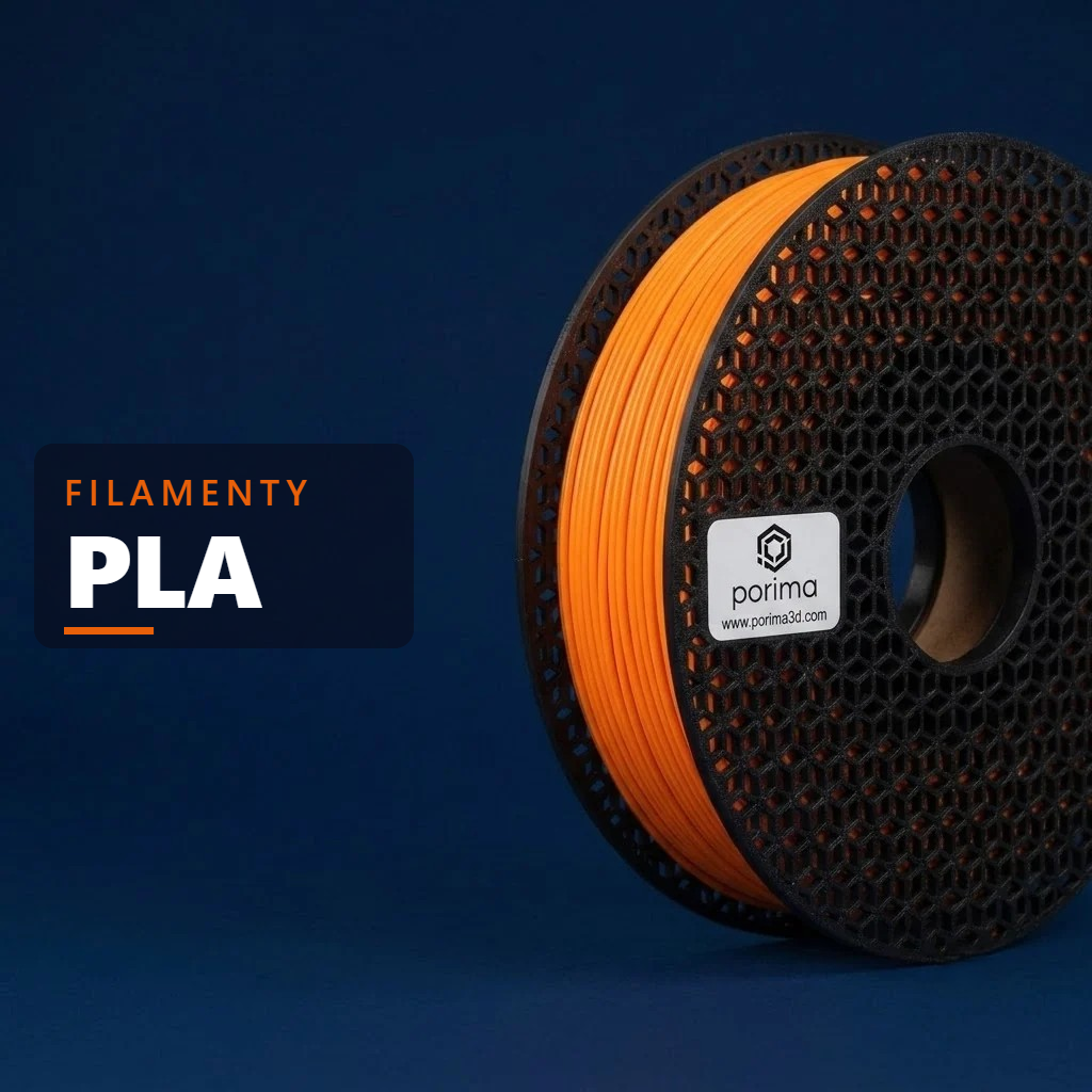 Filamenty PLA – pomarańczowy filament Porima