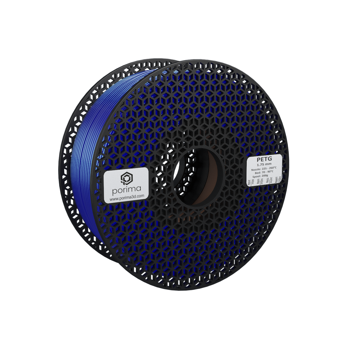 Porima Transparent PETG Filament 1 kg