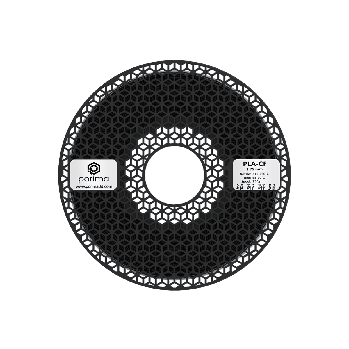 Filament PLA/CF Porima 1 kg (włókno węglowe)