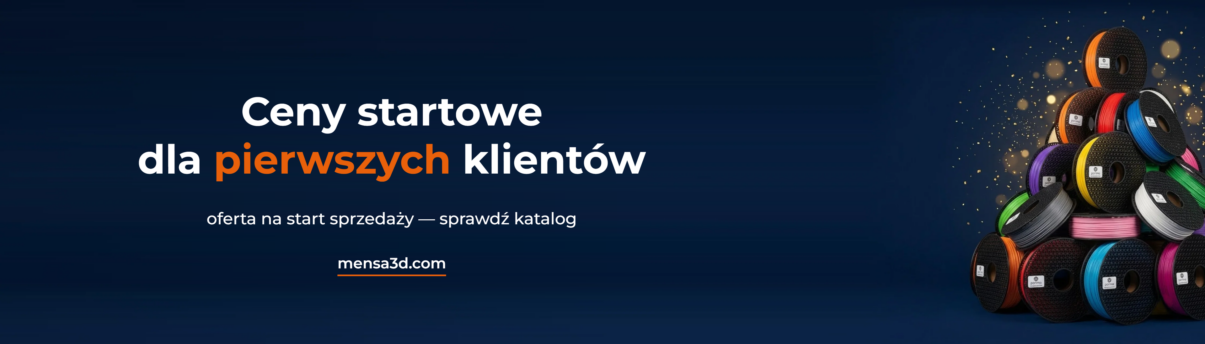Ceny startowe dla pierwszych klientów — Mensa3d