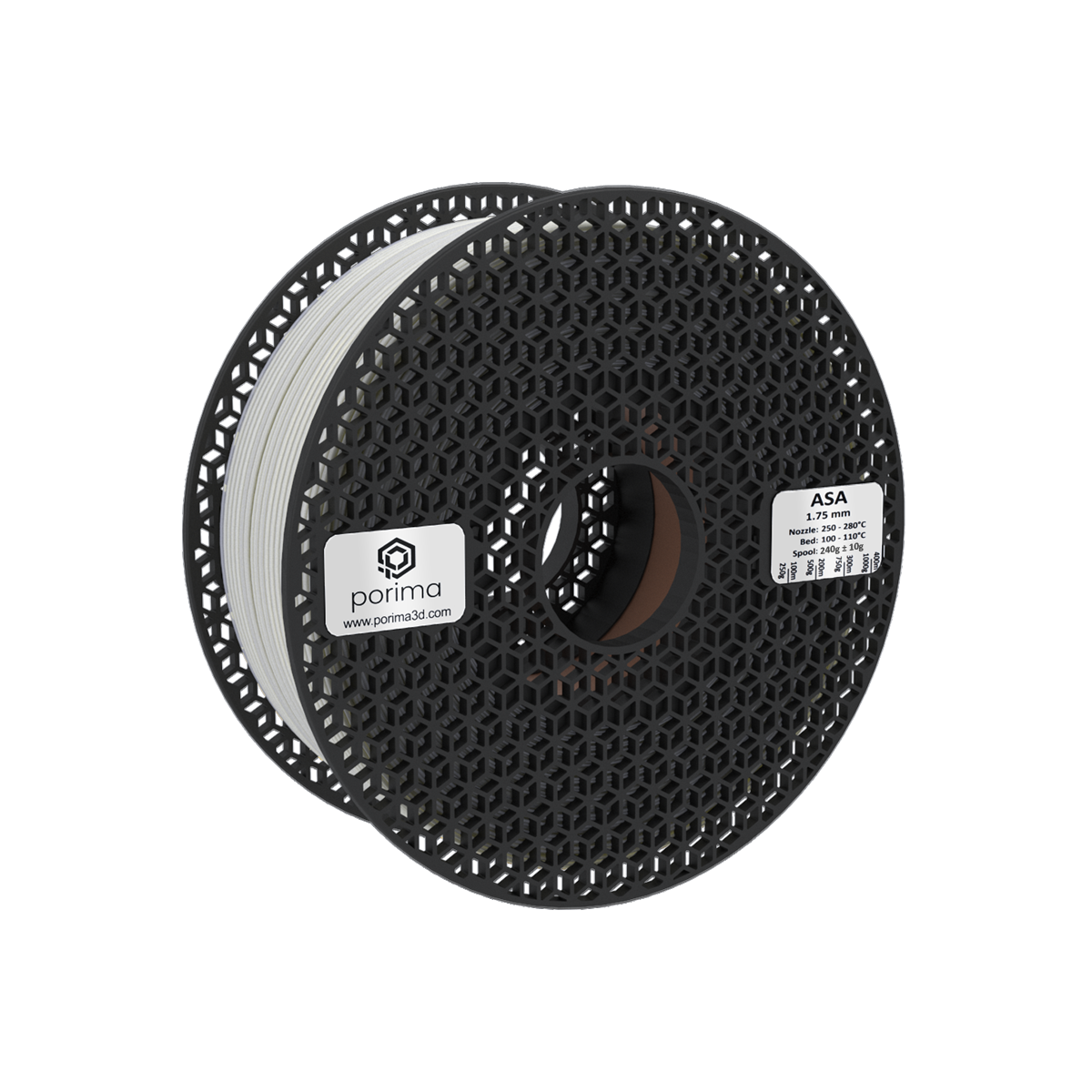 Filament ASA Porima 1 kg — Żółty (RAL 1023)