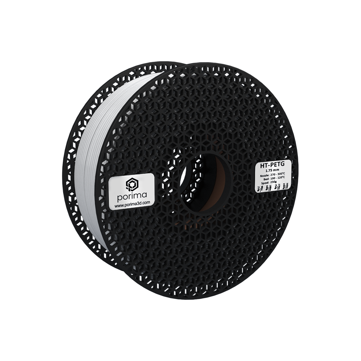 Filament HT PETG Porima 1 kg (wysokotemperaturowy) — Czarny