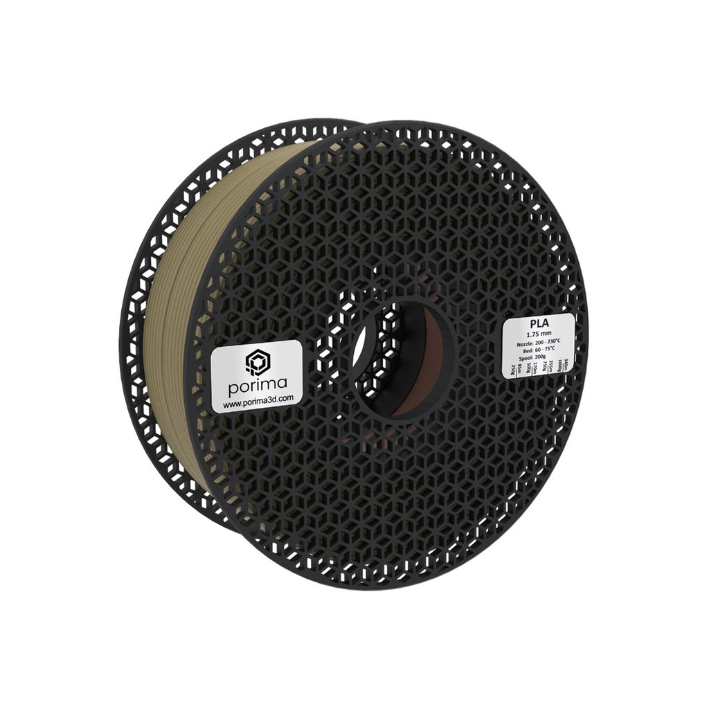 Filament PLA Porima 1 kg — Brązowy (RAL 8007)
