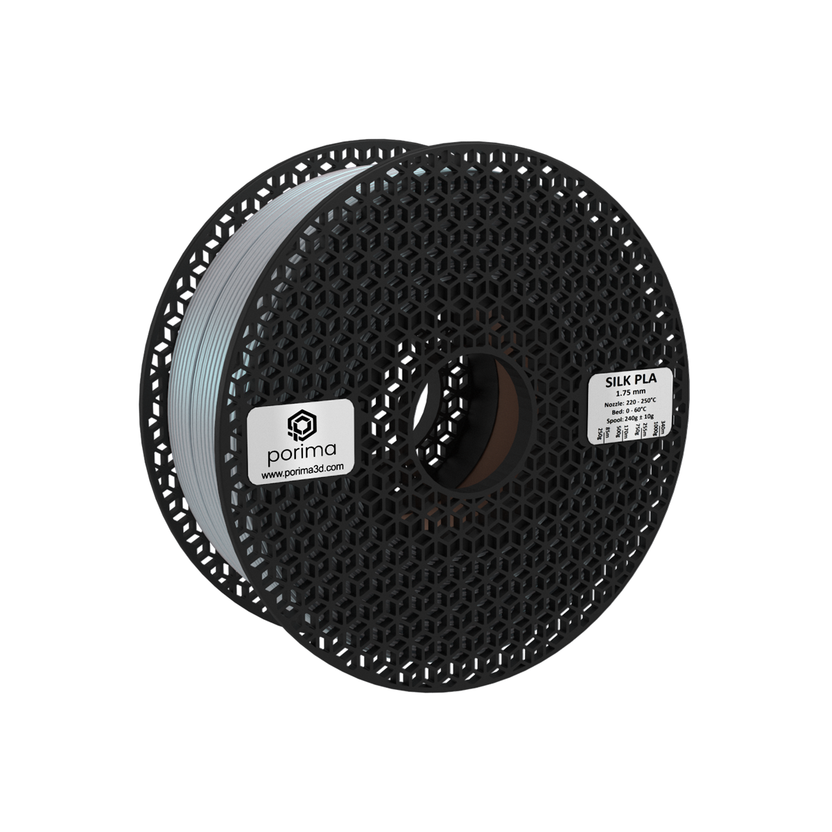 Filament Silk PLA Porima 1 kg — Niebieski