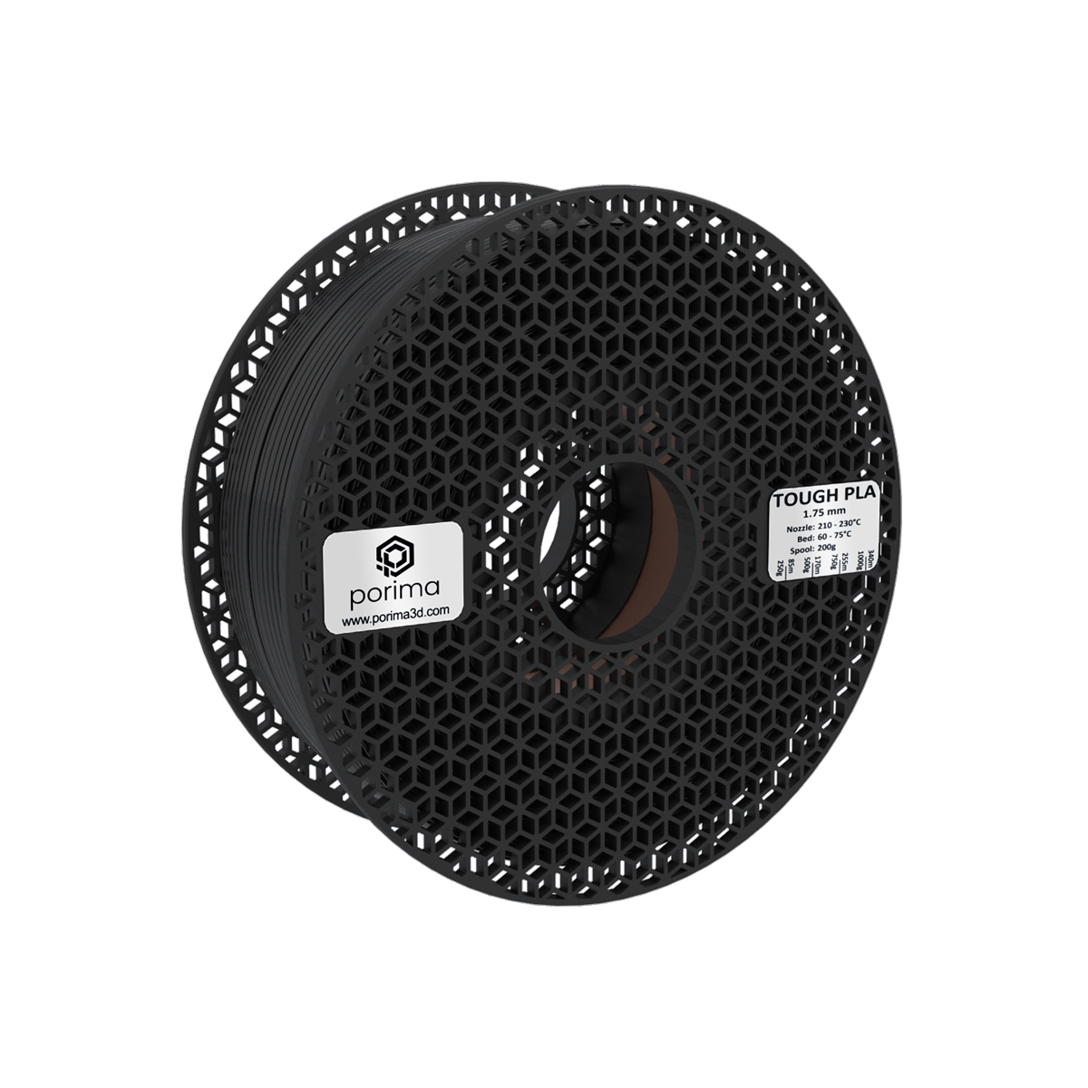 Filament Tough PLA Porima 1 kg (PLA+) — Szary (RAL 7015)